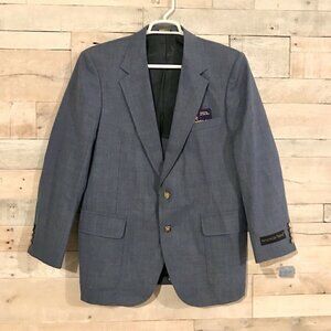 The Woolen Mill American Trend Blue Wool Blazer 44
